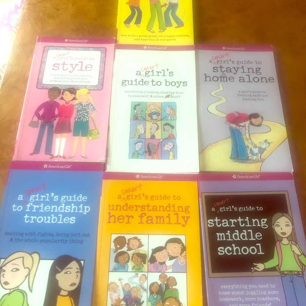 Set of 7 American Girl Smart Girl Guide Books